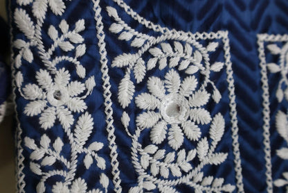 Cotton Suit with Embroidery - Unstitched