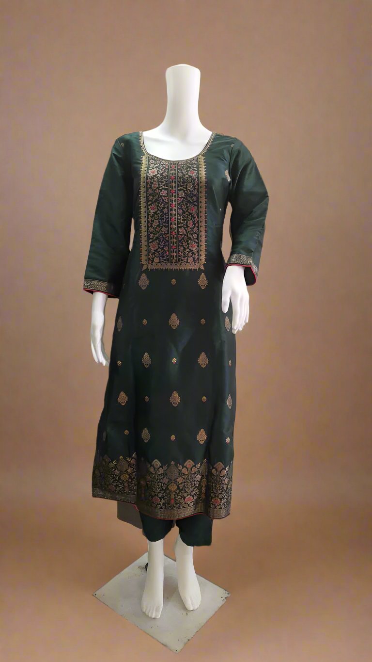 Stitched Benarsi Salwar Set