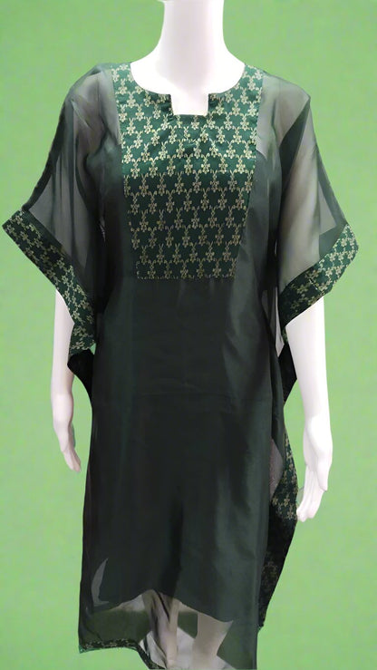 Chiffon fabric Kaftan set